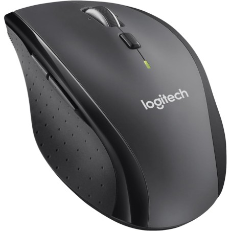 Logitech M705 Marathon trådløs mus – 2,4 GHz, 5 knapper, 3-årig batterilevetid