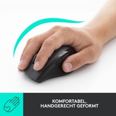 Logitech M705 Marathon Wireless Mouse – 2.4 GHz, 5 Buttons, 3-Year Battery