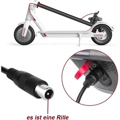 Segway / Xiaomi E-Scooter Charger 42V 2A – Compatible with Ninebot ES/G30/F-Series and M365 – compatible accessory