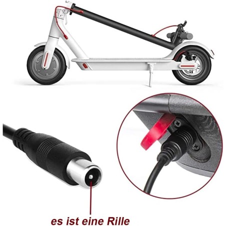 Segway / Xiaomi E-Scooter Charger 42V 2A – Compatible with Ninebot ES/G30/F-Series and M365 – compatible accessory