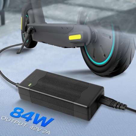 Xiaomi / Segway Ninebot E-scooter oplader 42V 2A – G30, G2, ES1/2, E25, F2 Pro, M365 – kompatibelt tilbehør