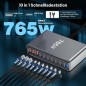 Apple MacBook 765W GaN-III Opladningsstation – 10 porte, 7 USB-C PD + 3 USB-A – kompatibelt tilbehør Apple MacBook 765W GaN-III Opladningsstation – 10 porte, 7 USB-C PD + 3 USB-A – kompatibelt tilbehør