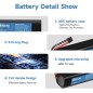 Dreame X50/X40/X30/L50/L40 Ultra 6800mAh Replacement Battery 14.4V Li-ion – compatible accessory