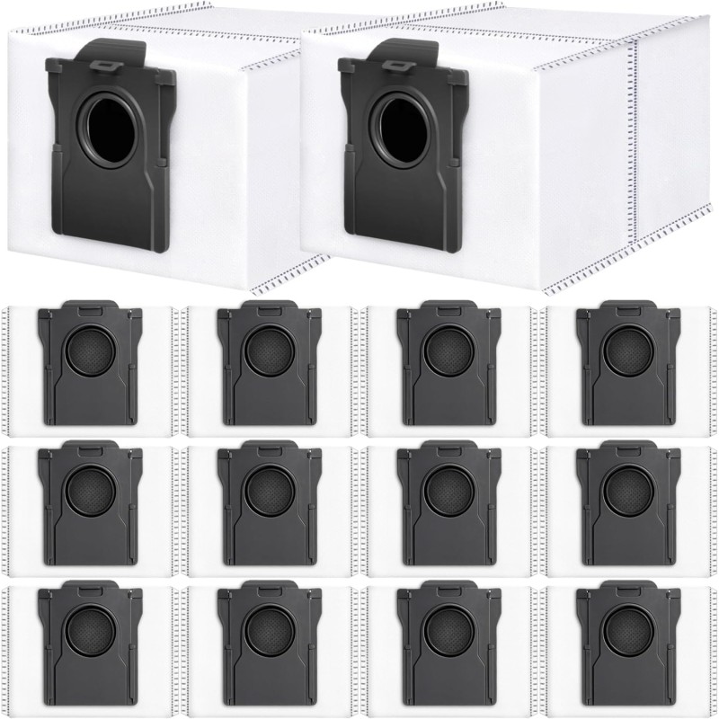 Dreame L10s Ultra/X40/X50/L40/L50 Støvsugerposer 14-pak 3,2L – kompatibelt tilbehør Dreame L10s Ultra/X40/X50/L40/L50 Støvsugerposer 14-pak 3,2L – kompatibelt tilbehør