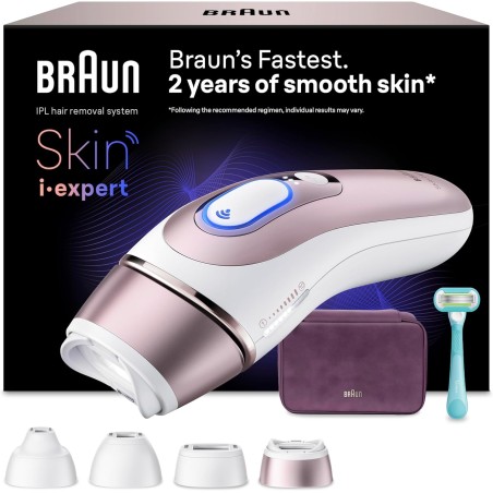Braun i·expert 7 PL7431 Smart IPL Hårfjerning – Rosenguld, hel krop, til hjemmet