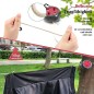 Heatigo Retractable Clothesline 10 m – Portable Camping Laundry Line with Clips (Red)