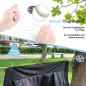 Heatigo Retractable Clothesline 10 m – Portable Camping Laundry Line with Clips (Black)