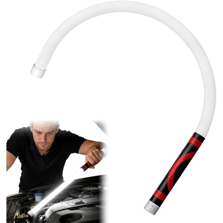 Jadyon Fleksibel LED Inspektionslygte 77 cm – Magnetfod & 3 Lysniveauer