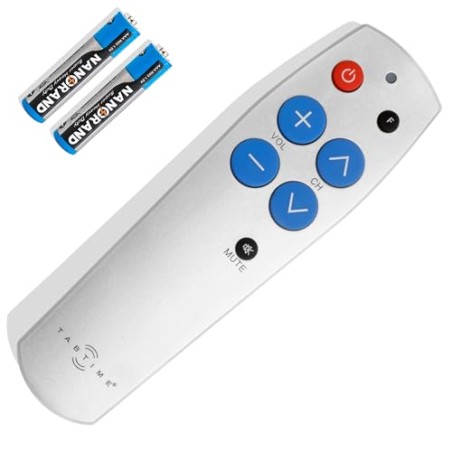 TabTime Senior TV Remote with Large Buttons – Universal Remote for Elderly