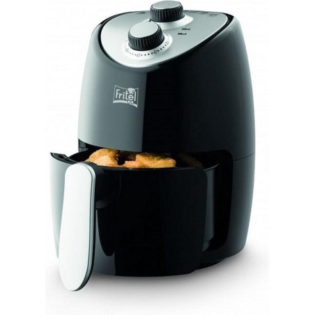 Fritel Starter My SnackTastic 4202 Airfryer 1kW - Perfekt Sølv/Sort til Sund Madlavning og Smagsoplevelser!