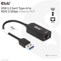 Club 3D CAC-1520 USB-A Gen 1 til 2.5Gbps Netværksadapter