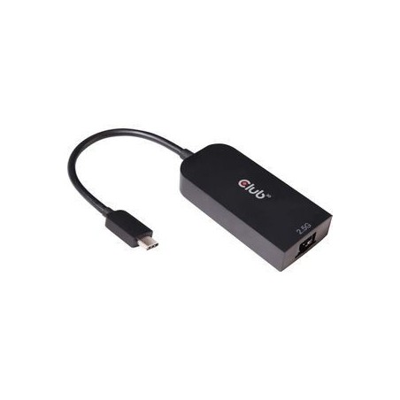 "Club 3D CAC-1520 USB-C Gen 1 Netværksadapter - Hurtig 2.5Gbps Forbindelse til Dine Enheder"