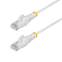 StarTech.com 5M White Slim Cat6 Ethernet