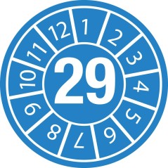 Brady Inspection Date Labels