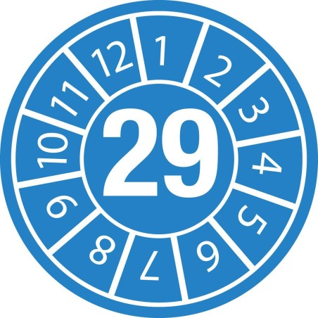 Brady Inspection Date Labels