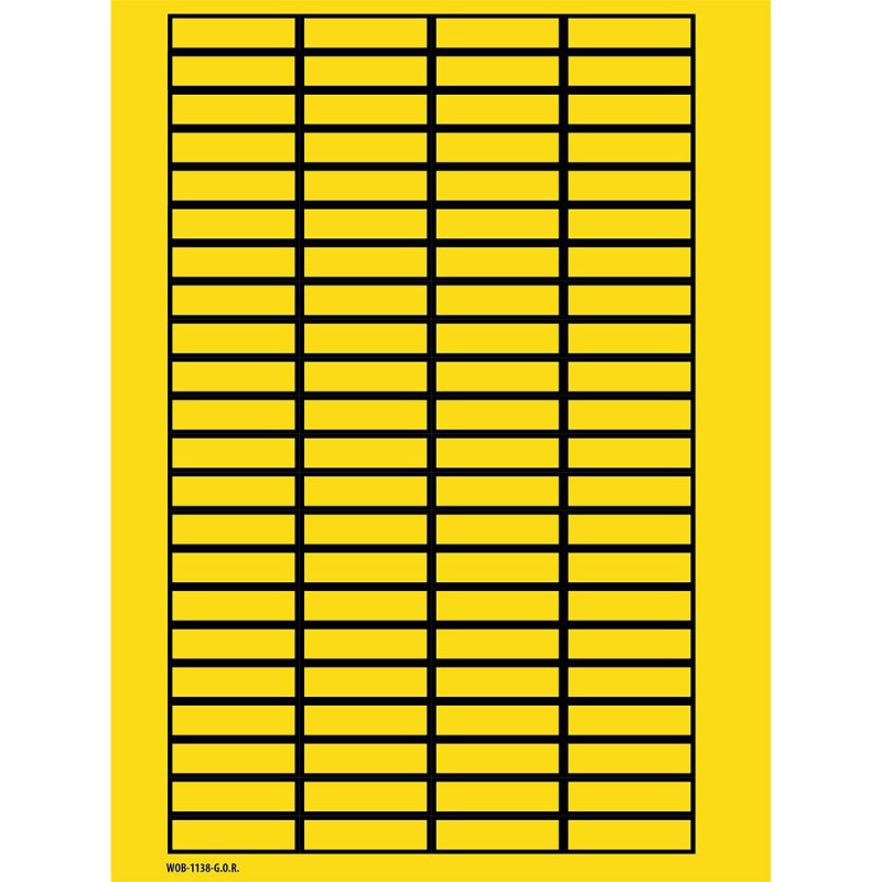 Brady Blank Write-On Labels on Brady Blank Write-On Labels on