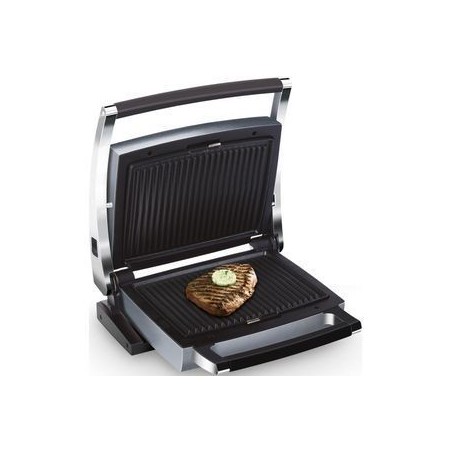 FRITEL Family CW 2428 Grill - Elegant Grå/Sort Design til Perfekte Grilloplevelser!