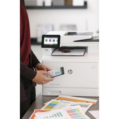 HP Color LaserJet Pro MFP M479fdw - Effektiv, Hurtig og Multifunktionel Laserprinter til Kontoret!