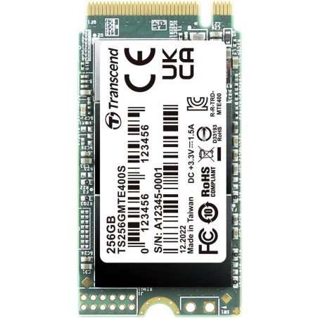 Transcend Pcie Ssd 400S M.2 256 Gb Pci