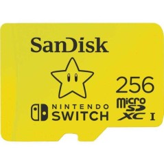 SanDisk Nintendo Switch microSDXC 256GB 100MB/s - Hurtig lagring til dit gamingeventyr!