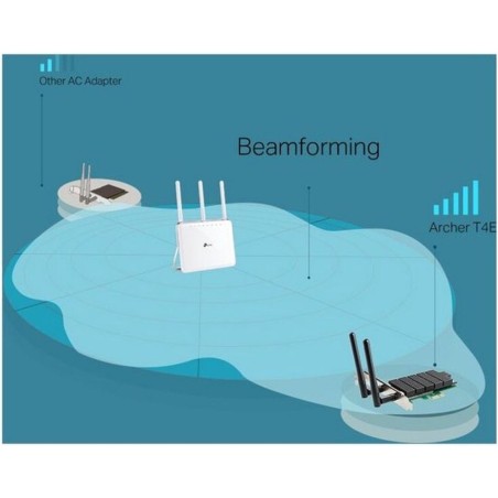 TP-Link Archer T4E Netværksadapter PCI Express - Hurtig og Stabil Trådløs Forbindelse | Varenummer: 6935364089931