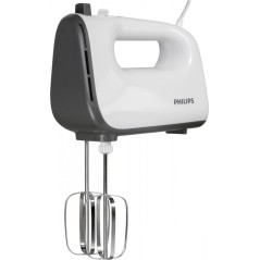 Philips Viva Collection HR3740 Håndmixer med Turbofunktion - Effektiv, Stilren & Alsidig i Hvid/Kashmeregrå - Varenummer: 871010