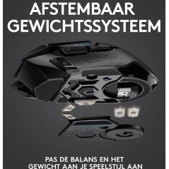 Logitech Gaming Mouse G502 (Hero) - Optisk Trådløs Spilmus i Sort | Fantastisk Præcision & Komfort
