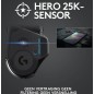 Logitech Gaming Mouse G502 (Hero) Optisk Trådløs Kabling Sort Logitech Gaming Mouse G502 (Hero) Optisk Trådløs Kabling Sort