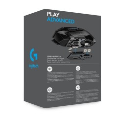 Logitech Gaming Mouse G502 (Hero) - Optisk Trådløs Spilmus i Sort | Fantastisk Præcision & Komfort
