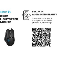 Logitech Gaming Mouse G502 (Hero) - Optisk Trådløs Spilmus i Sort | Fantastisk Præcision & Komfort