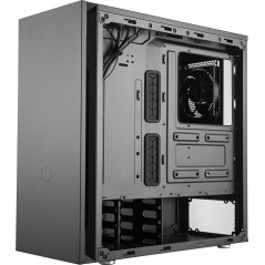 Cooler Master Silencio S600 Tårn ATX - Stilrent sort design uden strømforsyning | Perfekt til dit gaming-setup!