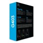 Logitech Gaming Mouse G403 HERO Optisk Kablet Sort
