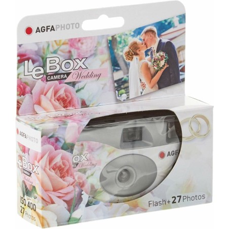 AgfaPhoto Le Box Wedding Engangskamera - Fang Dine Uforglemmelige Øjeblikke med Kvalitet og Stil!