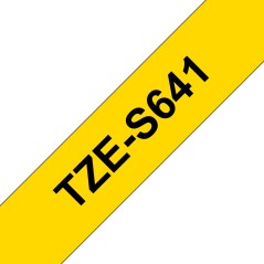 Brother Tape Black on Yellow 18mm