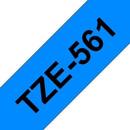 Brother Tape Black on Blue 36mm
