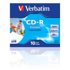 Verbatim AZO 52X Wide Printable 700MB