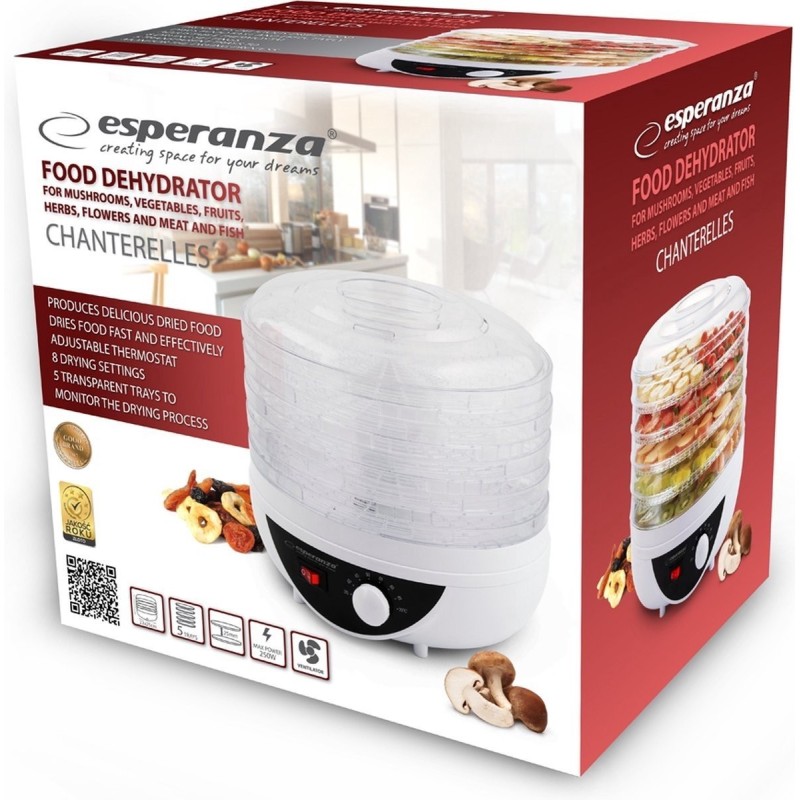 Esperanza Fødevaretørrer 250W Esperanza Fødevaretørrer 250W