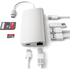 Satechi TYPE-C silver Multi-Port w 4K