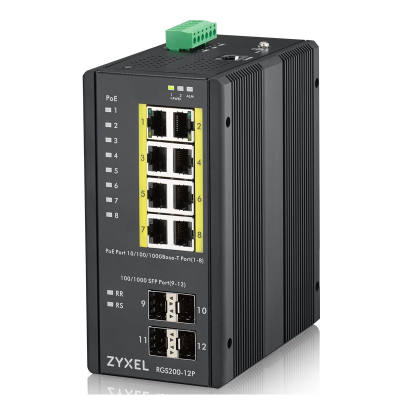 Zyxel RGS200-12P 12 Port managed Zyxel RGS200-12P 12 Port managed