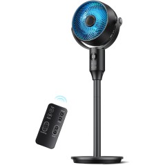 JYMIPA Tårnventilator – 80°+90° Oscillerende, 8 Hastigheder, 12H Timer, Højdejusterbar 60-107cm