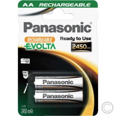 Panasonic 1x2 Akku NiMH Mignon