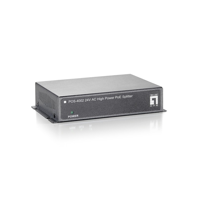 LevelOne 24V AC HIGH POWER POE SPLITTER LevelOne 24V AC HIGH POWER POE SPLITTER