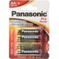 Panasonic 4x LR6PPG Alkaline 15V AA-M