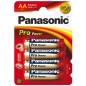 Panasonic 4x LR6PPG Alkaline 15V AA-M