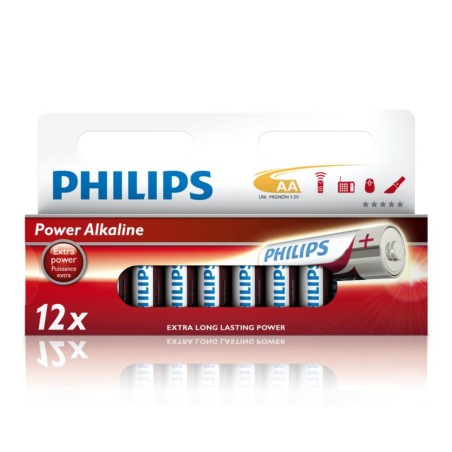 Philips Power Alkaline AA 12-wide