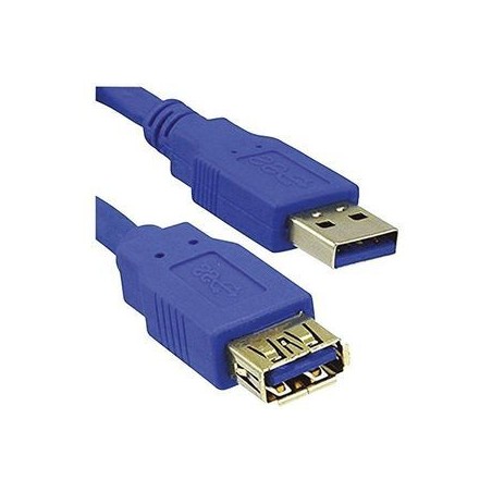 MediaRange USB Kabel A - A StBu 3m blau
