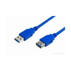 MediaRange USB Kabel A - A StBu 3m blau