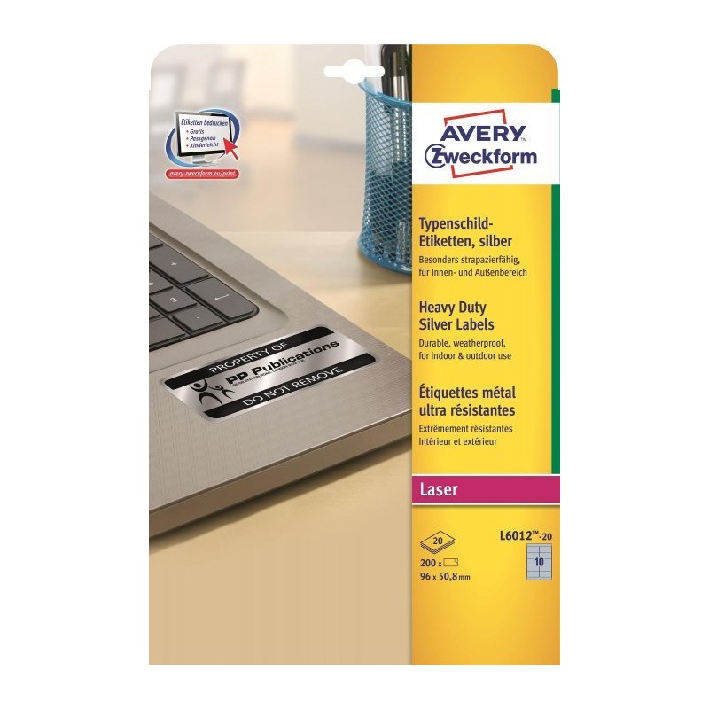 Avery Labels L6012 20SH Avery Labels L6012 20SH