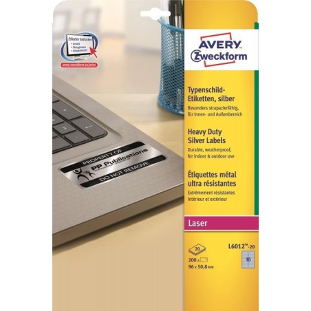 Avery Labels L6012 20SH