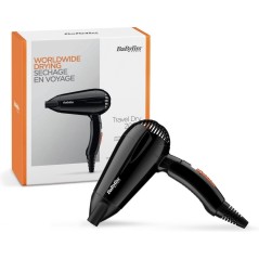 BaByliss Hårtørrer 5344E Travel Dry 2000 - Effektiv, Prakisk & Let at Tage Med!